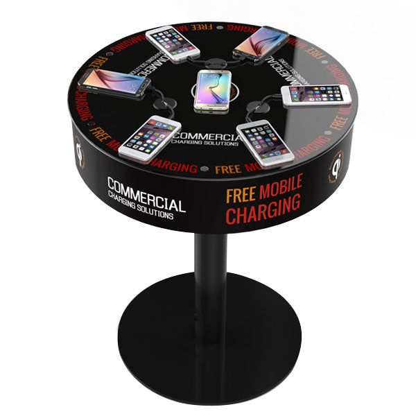 The Bean Charging Coffee Table charges 7 devices at once.