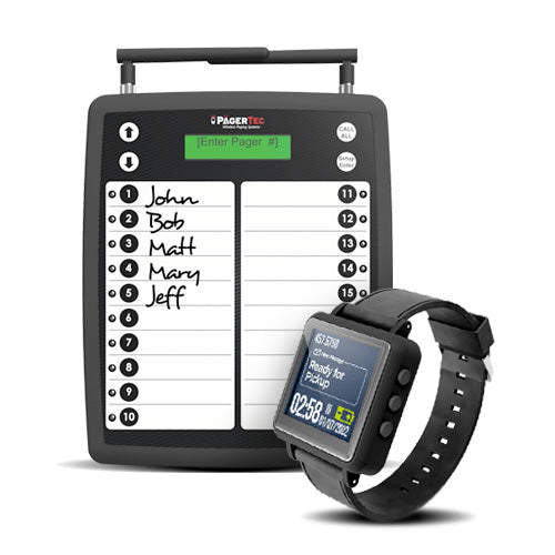 Wear & Go Watch Paging System - Pagertec