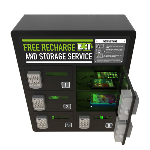 6 BAY OREAD LOCKER $variant_title Pagertec