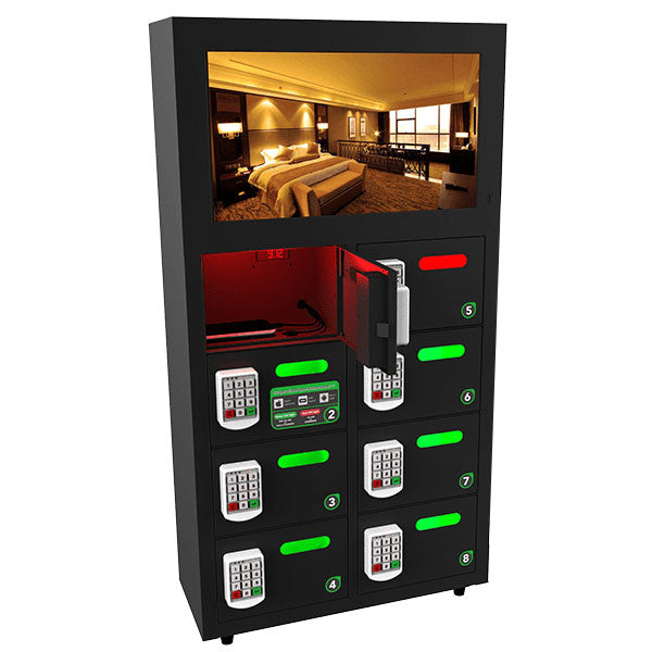 OREAD 8 Bay Video Charging Locker $variant_title Pagertec