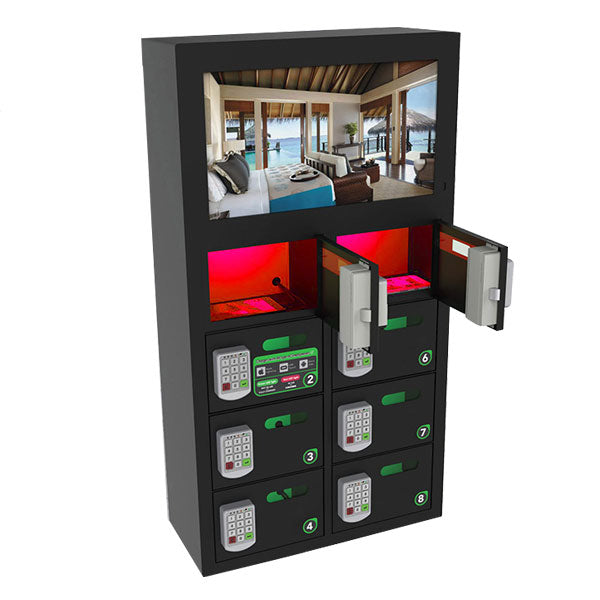 OREAD 8 Bay Video Charging Locker $variant_title Pagertec