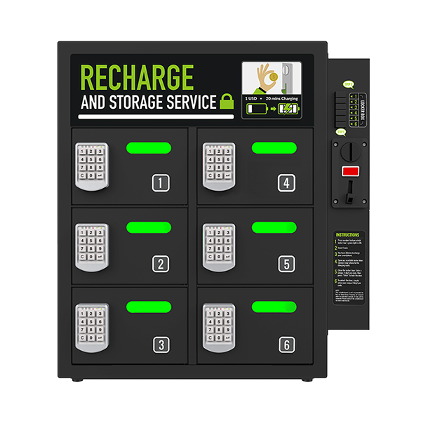 ARCAS Coin-Operated Charging Locker $variant_title Pagertec