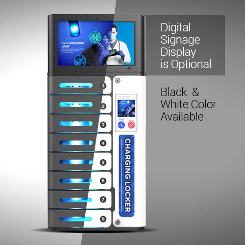 MIA Premium 8 Bay Mobile sanitizing & Charging - Pagertec