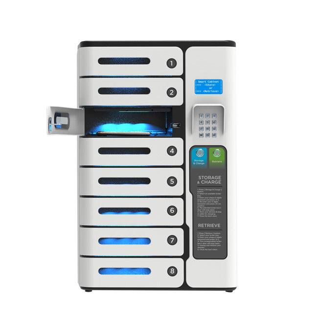 Mia 8 Bay Charging Locker - Pagertec