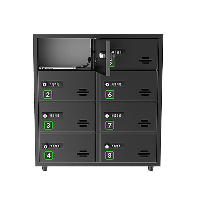 Omo 8 Bay Cell Phone Charging Locker - Pagertec