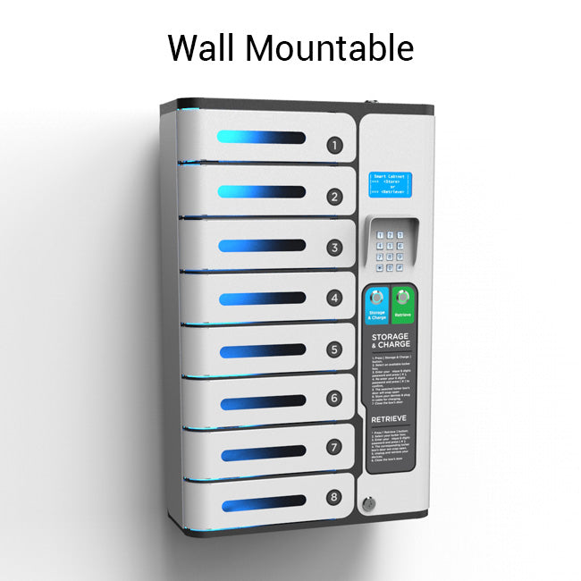 Mia 8 Bay Charging Locker - Pagertec