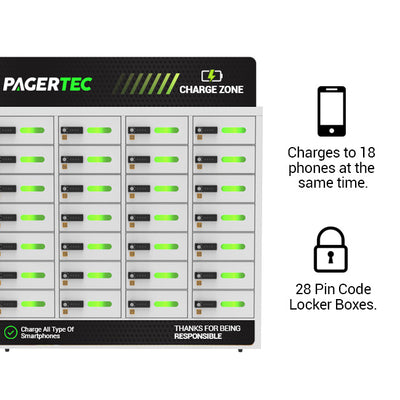 Cubby 28 Bay Charging Locker - Pagertec