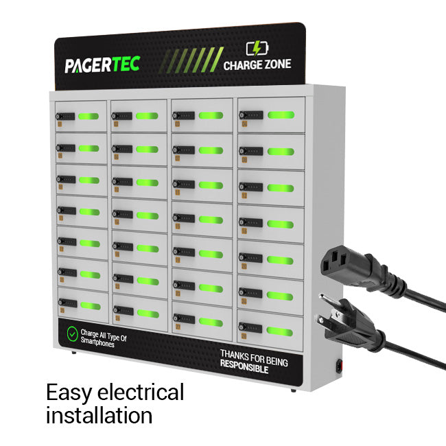 Cubby 28 Bay Charging Locker - Pagertec