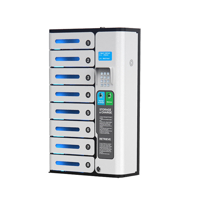 Mia 8 Bay Charging Locker - Pagertec