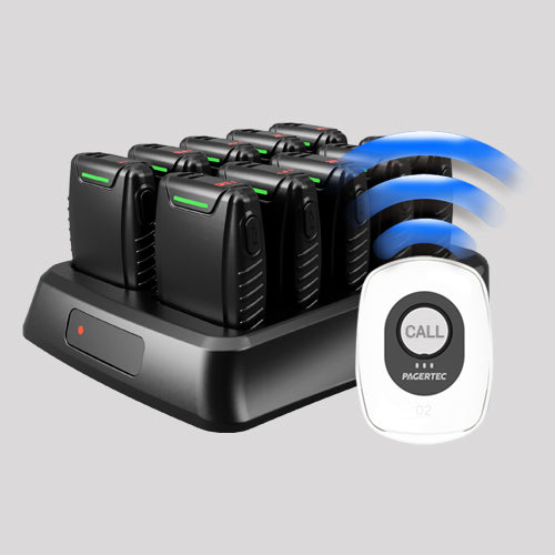 DELUXE WIRELESS CALL BUTTON STATION $variant_title Pagertec
