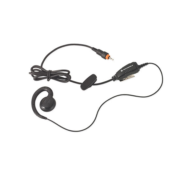 CLP Short Cord Swivel Earpiece with Inline PTT $variant_title Pagertec